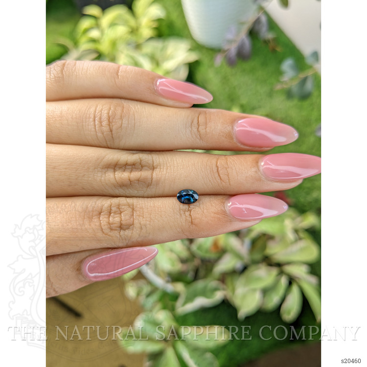 0.72 Ct. Greenish Blue Sapphire from Madagascar