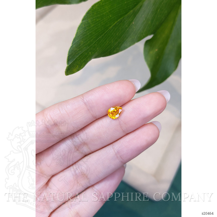 1.34 Ct. Yellow Sapphire from Ceylon (Sri Lanka)