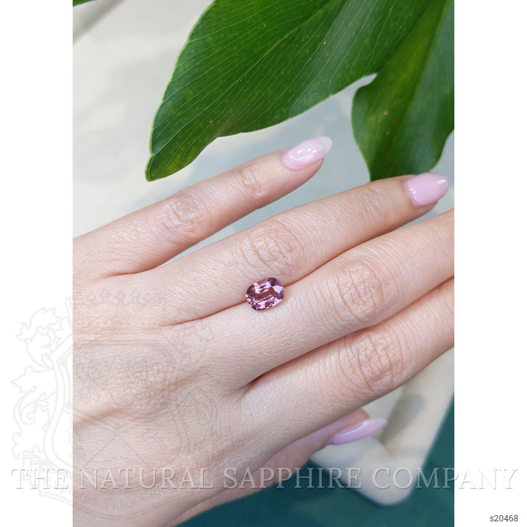 1.85 Ct. Purplish Pink Sapphire from Madagascar