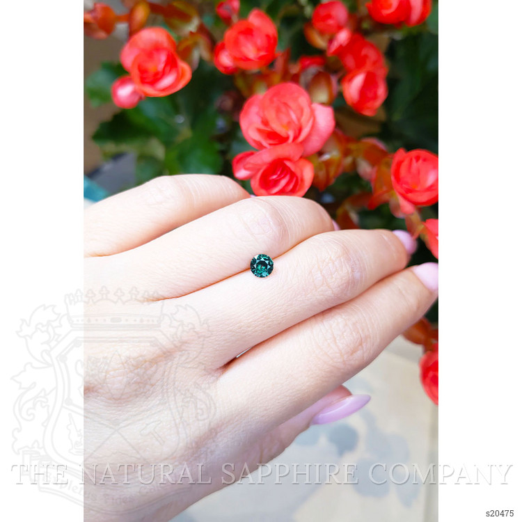 0.57 Ct. Bluish Green Sapphire from Thailand