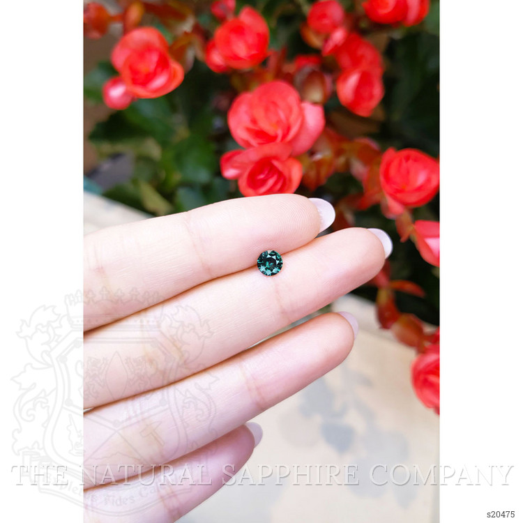 0.57 Ct. Bluish Green Sapphire from Thailand