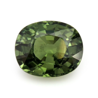 2.66 Ct. Green Sapphire from Thailand Video