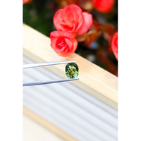2.66 Ct. Green Sapphire from Thailand Life Style