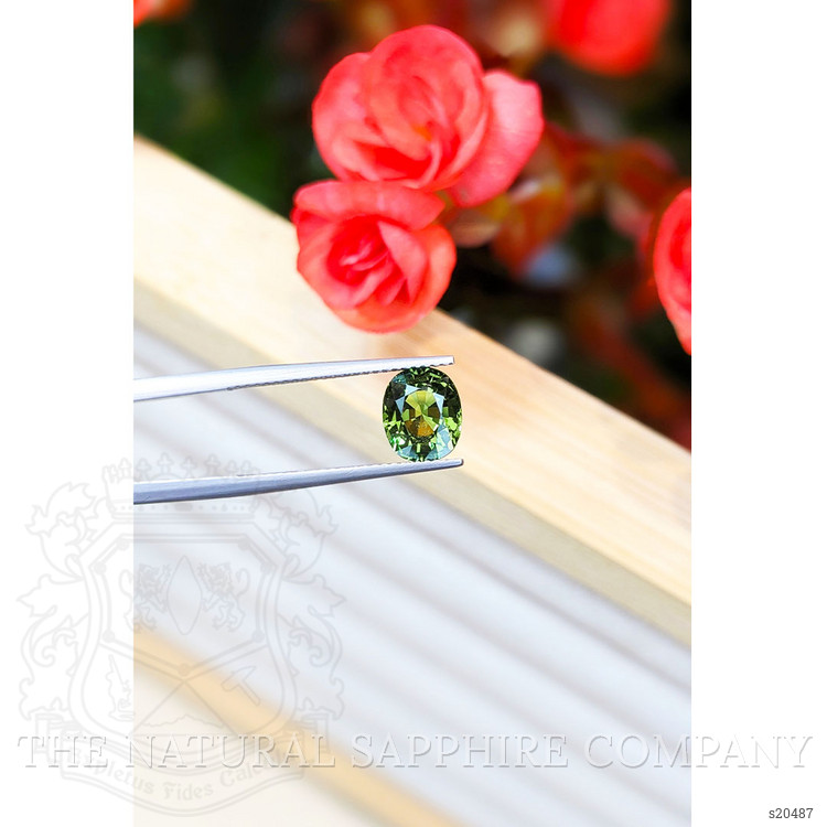 2.66 Ct. Green Sapphire from Thailand