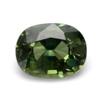 2.18 Ct. Green Sapphire from Thailand Video