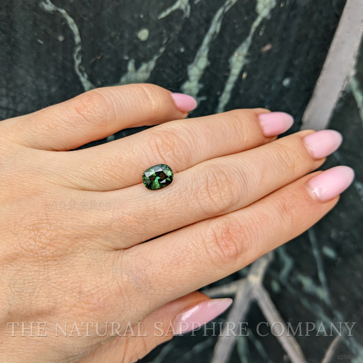 2.18 Ct. Green Sapphire from Thailand