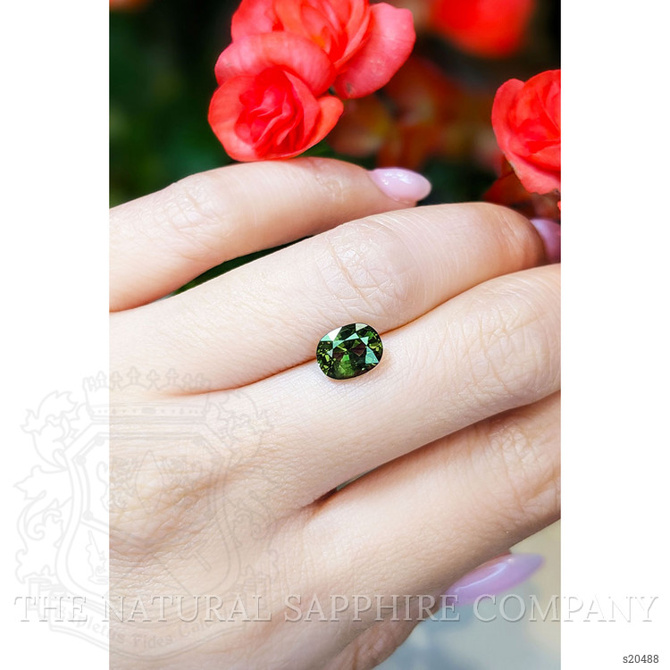 2.18 Ct. Green Sapphire from Thailand