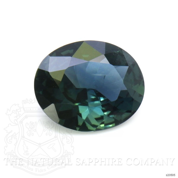 1.58 Ct. Bluish Green Sapphire from Madagascar