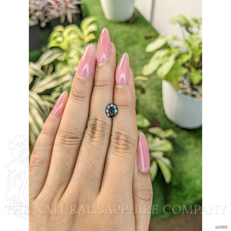 1.58 Ct. Bluish Green Sapphire from Madagascar