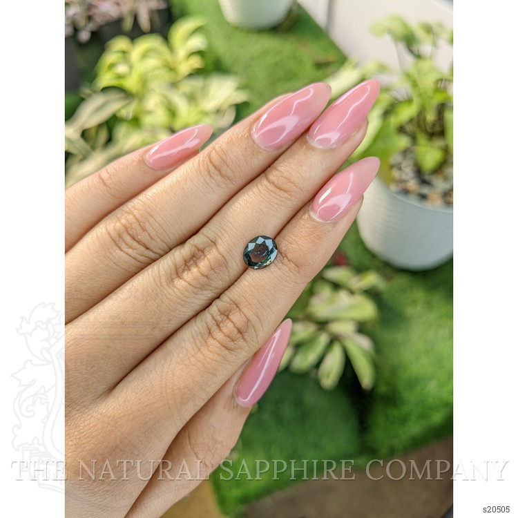 1.58 Ct. Bluish Green Sapphire from Madagascar