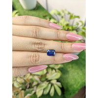 3.14 Ct. Blue Sapphire from Madagascar Life Style