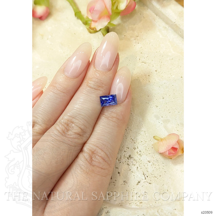 1.77 Ct. Purplish Blue Sapphire from Ceylon (Sri Lanka)