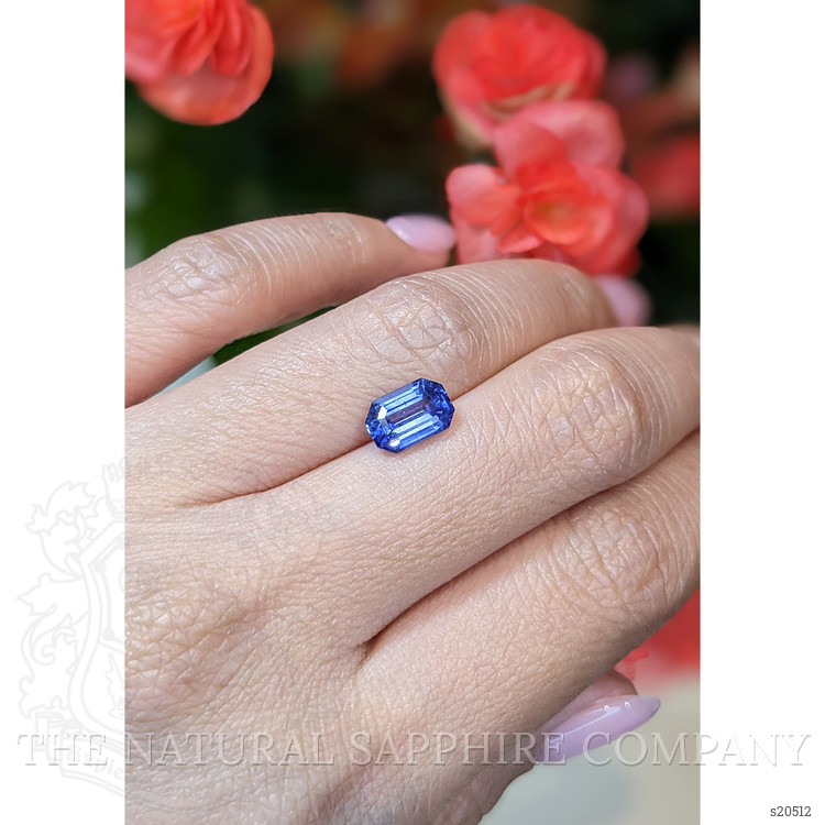 2.18 Ct. Blue Sapphire from Ceylon (Sri Lanka)