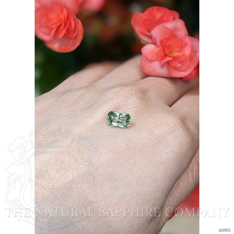 1.83 Ct. Green Sapphire from Ceylon (Sri Lanka)