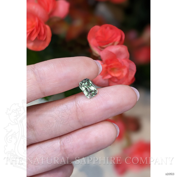 1.83 Ct. Green Sapphire from Ceylon (Sri Lanka)