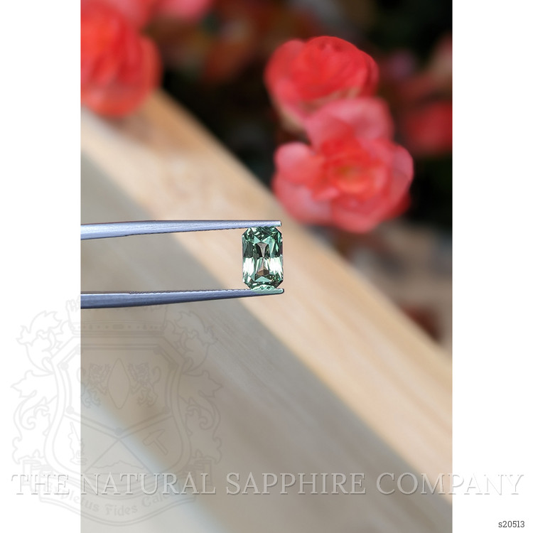 1.83 Ct. Green Sapphire from Ceylon (Sri Lanka)