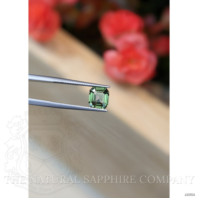 2.05 Ct. Green Sapphire from Ceylon (Sri Lanka)
