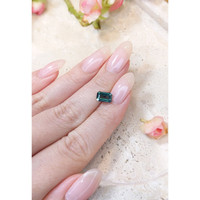 2.01 Ct. Bluish Green Sapphire from Ceylon (Sri Lanka) Life Style