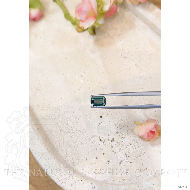 2.01 Ct. Bluish Green Sapphire from Ceylon (Sri Lanka)