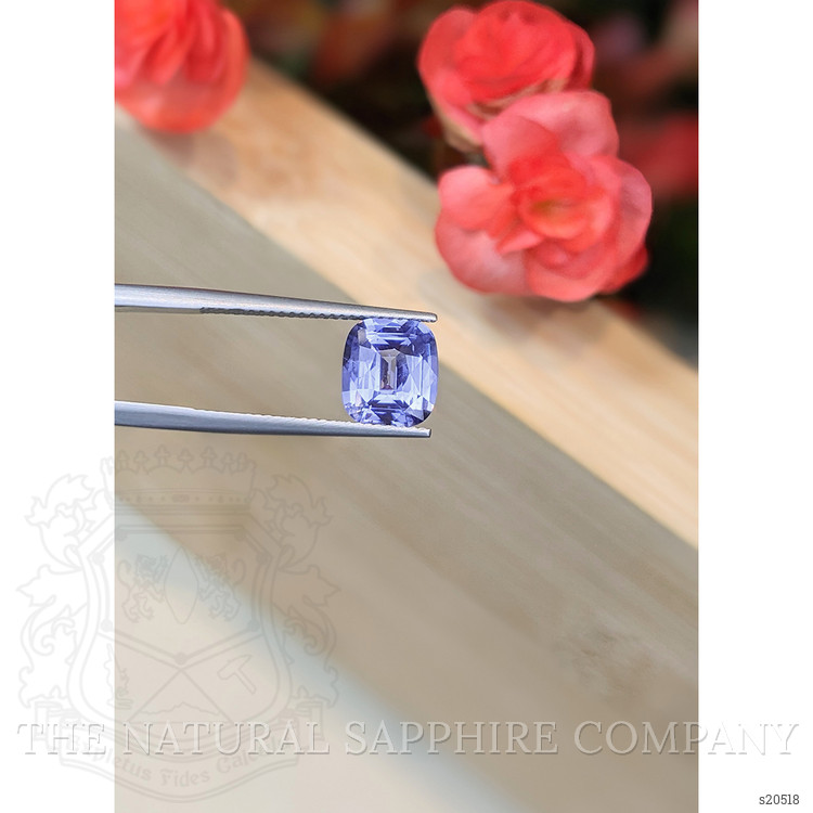 3.68 Ct. Purple Sapphire from Ceylon (Sri Lanka)