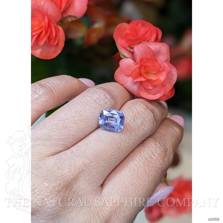 3.68 Ct. Purple Sapphire from Ceylon (Sri Lanka)
