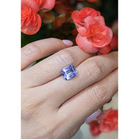 3.68 Ct. Purple Sapphire from Ceylon (Sri Lanka) Life Style