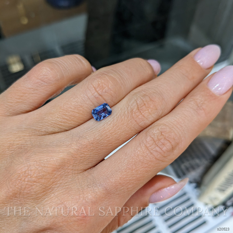 1.07 Ct. Blue Sapphire from Ceylon (Sri Lanka)