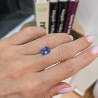 1.84 Ct. Blue Sapphire from Ceylon (Sri Lanka) Life Style
