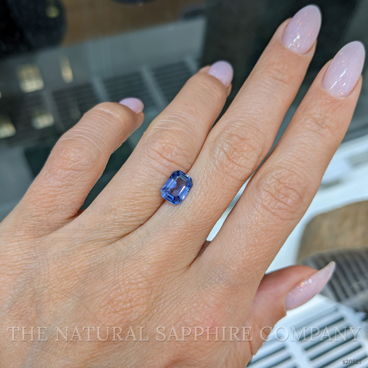 1.84 Ct. Blue Sapphire from Ceylon (Sri Lanka)