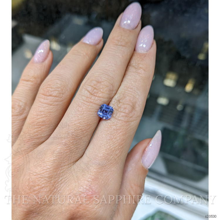 1.52 Ct. Purplish Blue Sapphire from Ceylon (Sri Lanka)
