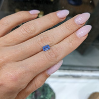 1.02 Ct. Blue Sapphire from Ceylon (Sri Lanka) Life Style