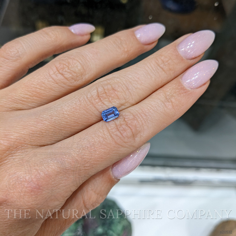1.02 Ct. Blue Sapphire from Ceylon (Sri Lanka)