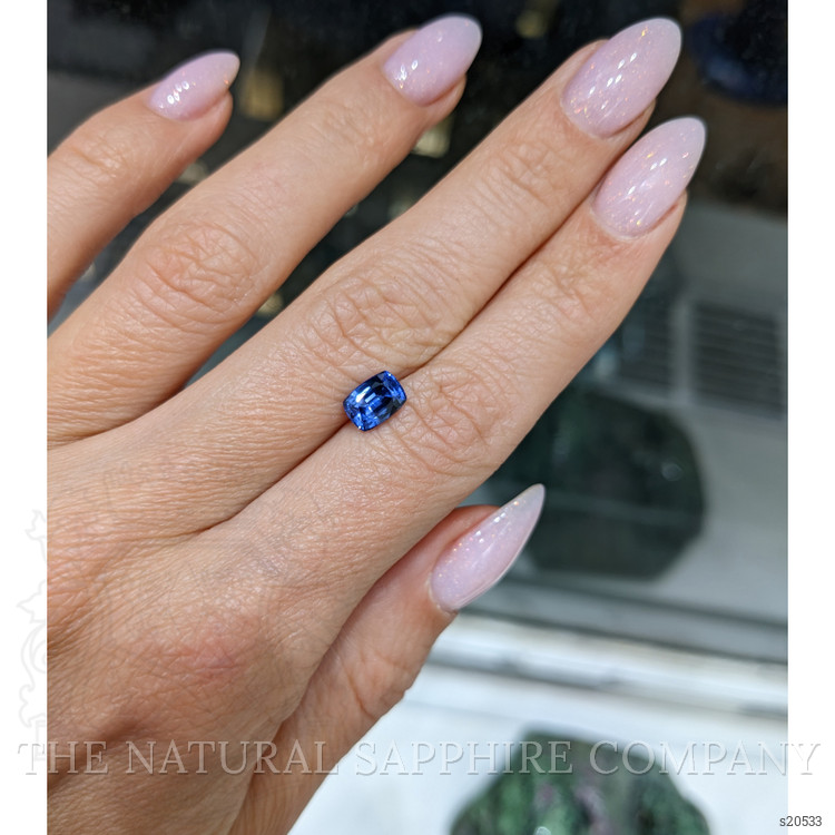 1.27 Ct. Blue Sapphire from Ceylon (Sri Lanka)