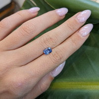 1.24 Ct. Blue Sapphire from Ceylon (Sri Lanka) Life Style