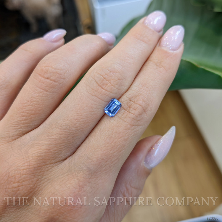 0.80 Ct. Blue Sapphire from Ceylon (Sri Lanka)
