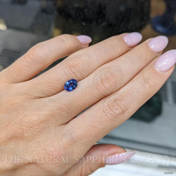 1.30 Ct. Blue Sapphire from Ceylon (Sri Lanka)