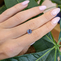 1.28 Ct. Blue Sapphire from Ceylon (Sri Lanka) Life Style