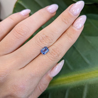 1.12 Ct. Blue Sapphire from Ceylon (Sri Lanka) Life Style