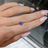 0.82 Ct. Blue Sapphire from Ceylon (Sri Lanka) Life Style