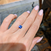 0.83 Ct. Blue Sapphire from Ceylon (Sri Lanka) Life Style