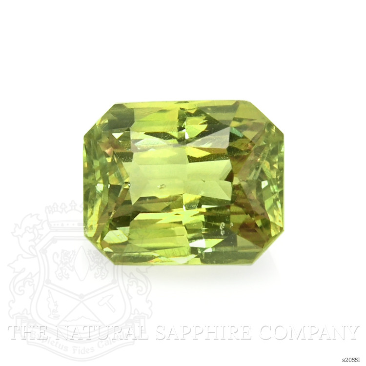 2.52 Ct. Yellowish Green Sapphire from Madagascar