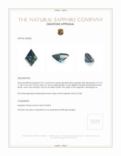 2.01 Ct. Sapphire from Madagascar Appraisal