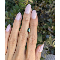 1.11 Ct. Green Sapphire from Madagascar Life Style