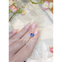 2.51 Ct. Purplish Blue Sapphire from Ceylon (Sri Lanka) Life Style