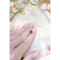 1.60 Ct. Purplish Blue Sapphire from Ceylon (Sri Lanka) Life Style