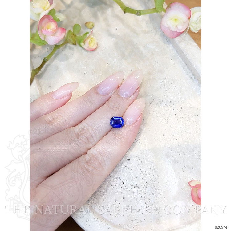 2.20 Ct. Blue Sapphire from Ceylon (Sri Lanka)