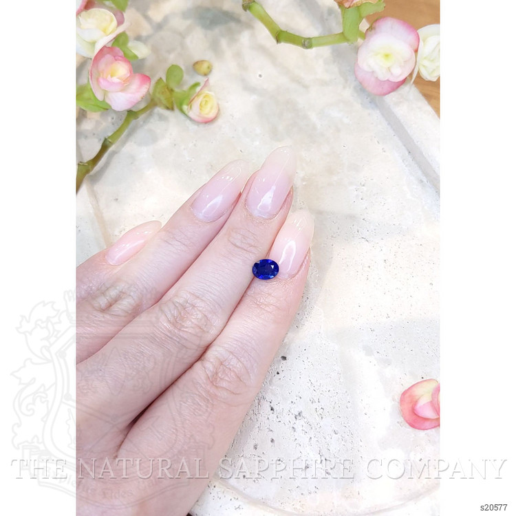 1.04 Ct. Blue Sapphire from Ceylon (Sri Lanka)