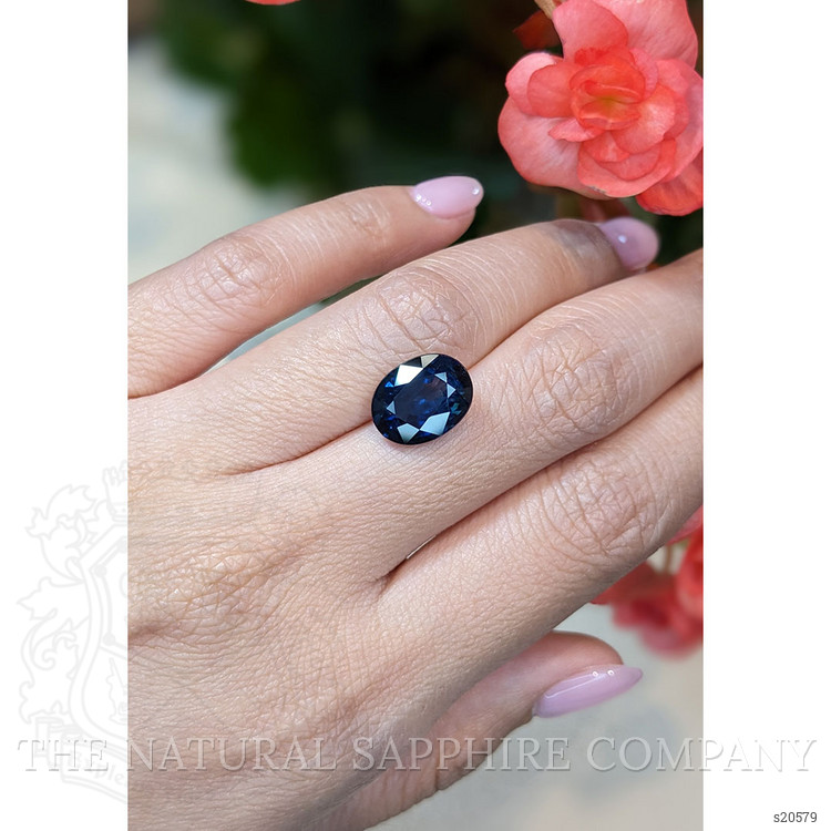 6.61 Ct. Blue Sapphire from Ceylon (Sri Lanka)