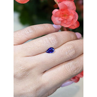 0.96 Ct. Blue Sapphire from Ceylon (Sri Lanka) Life Style