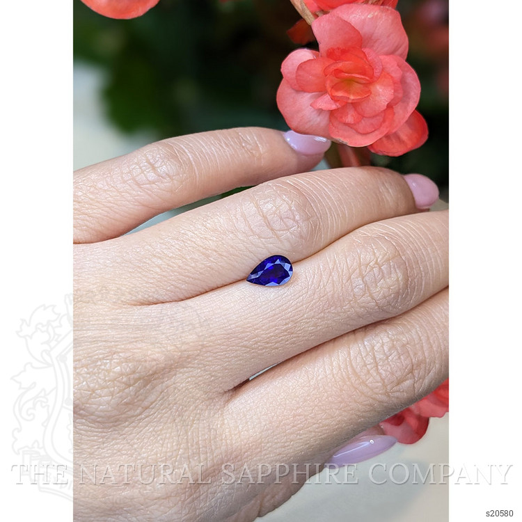 0.96 Ct. Blue Sapphire from Ceylon (Sri Lanka)